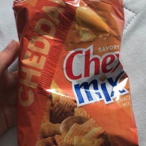 My new bag of chex mix
